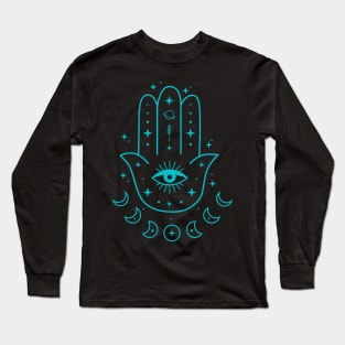 Hamsá, the hand! Long Sleeve T-Shirt